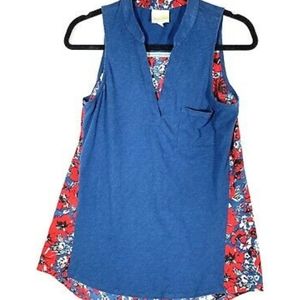 Anthropologie Porridge v neck sleeveless tunic